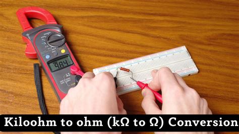 kiloohms to ohms|Convert kΩ to Ω (kiloohms/k ohms to ohms) .